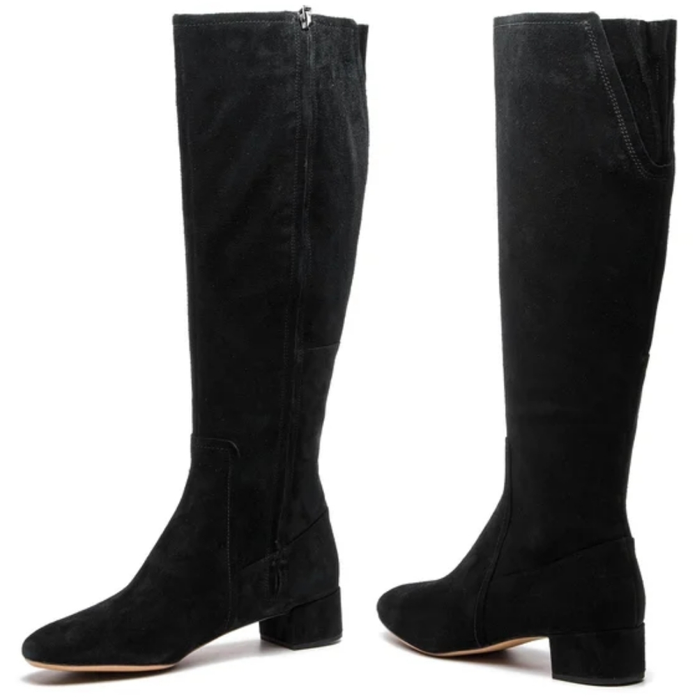Clark’s Orabella Ava Black Suede Knee Boots